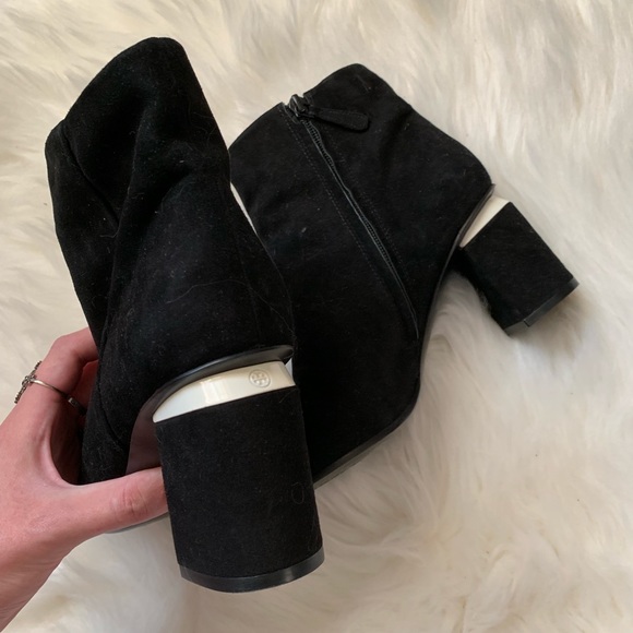 Tory Burch black suede booties - Picture 2 of 5